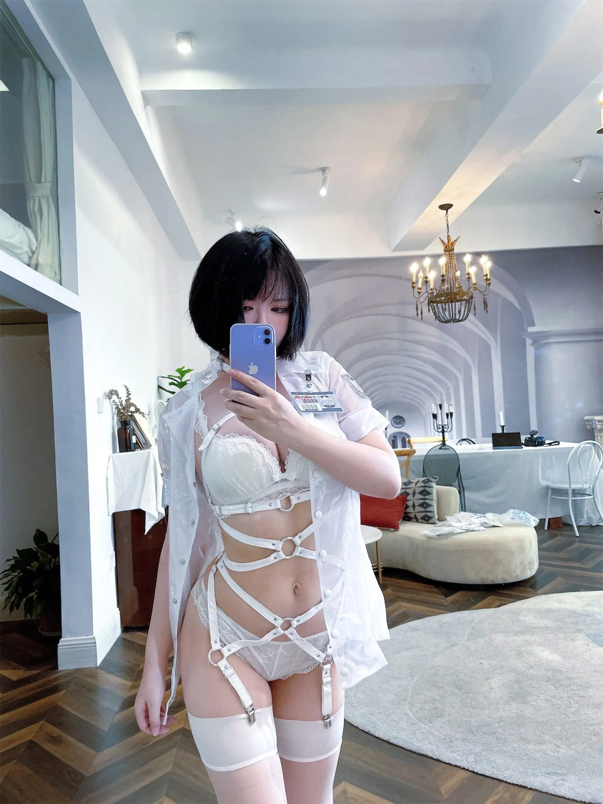 半半子 – NO.61 純白-自撮-14P [14P]插图2